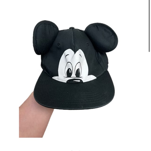 Black and White Character Mickey Cap with Ears - Picture 1 of 2